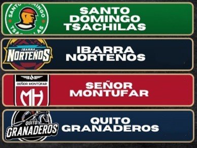 Equipos de la Division Norte de la LNE