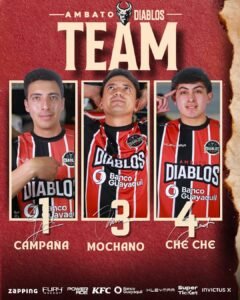 Equipo Oficial de Ambato Diablos de la LNE